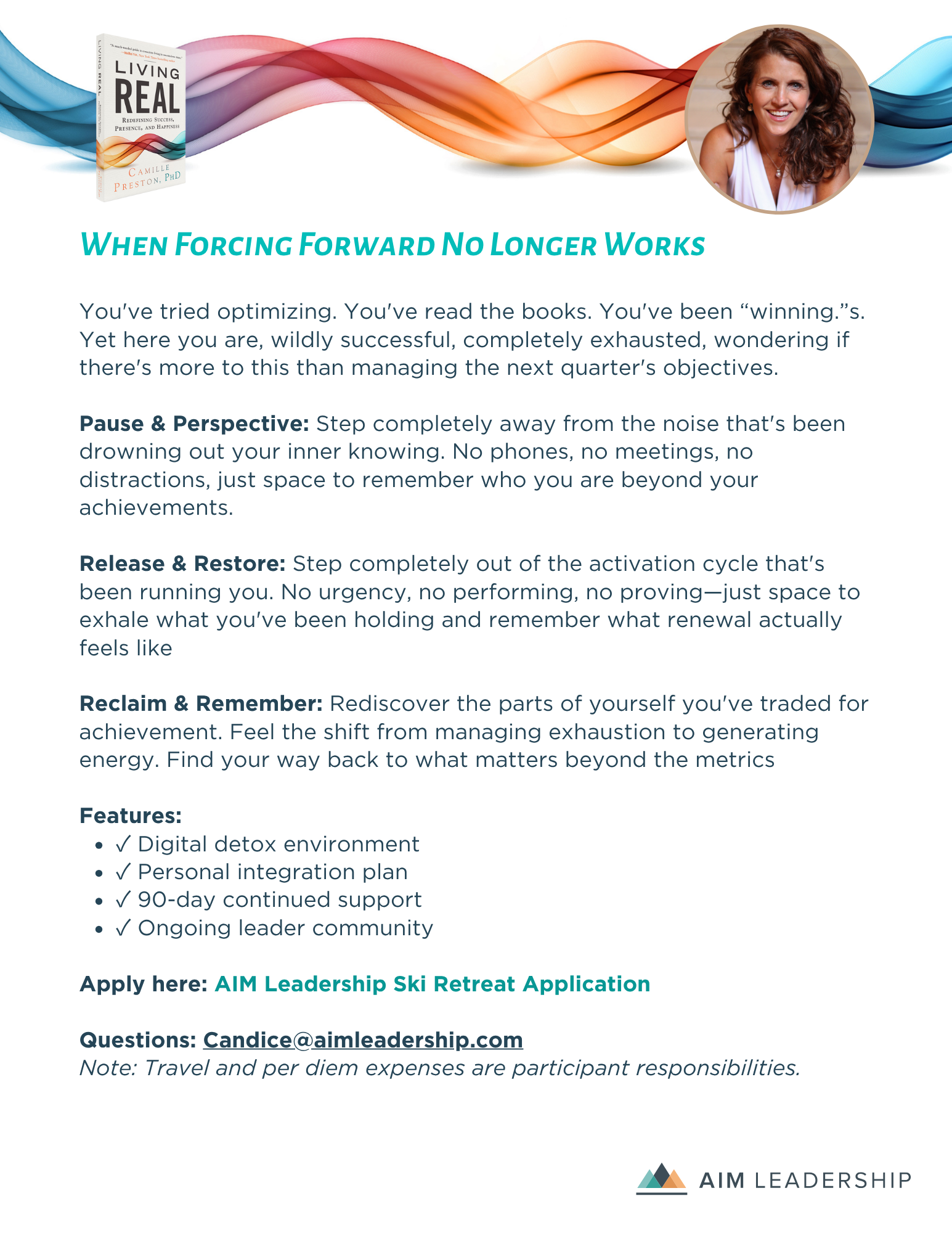 AIM Leadership Exclusive Retreat AIM Leadership Exclusive Retreat